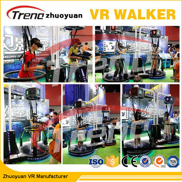Black Virtual Reality Simulator VR Treadmill Darmowe strzelanki do centrum handlowego