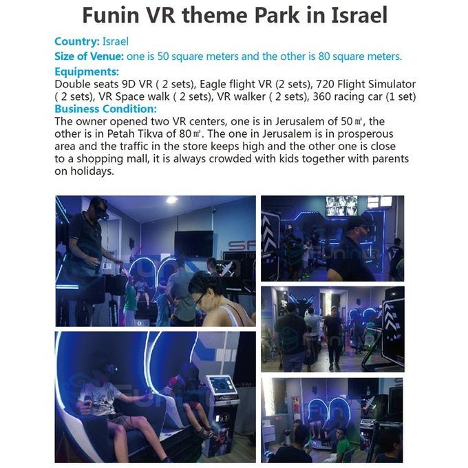 1.2KW 360 stopniowy ruch 9d VR Simulator Kino Dwa miejsca na jajka dla parku rozrywki