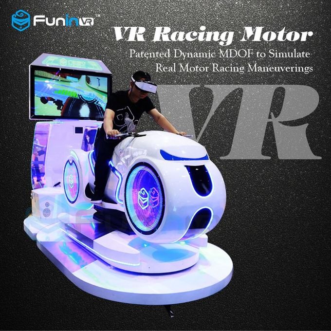5 gier 9D VR Simulator / Motorcycle Racing Simulator Rozmiar 1250X3065X2338 mm