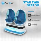 Fun 9D Virtual Reality Cinema z obrotowymi dwoma krzesłami Capsule / Roller Coaster Thrill Rides