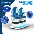 Blue Color Coin Operated Two Eggs 9D VR Kino / VR Helmet Game Simulator Do strefy VR Arcade