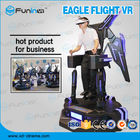 Jeden gracz Stand Up Flight VR Simulator Czarny z oświetleniem LED do supermarketu