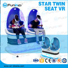 2 graczy 9D VR Simulator Roller Coaster Gry dla dzieci Pociąg elektroniczny