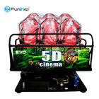 Symulator 5D 7D Cinema 9D VR Funin 6-12 miejsc 3DM Okulary Metalowy ekran ze stopu aluminium