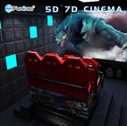 110V Fight Shooting Game 7D Cinema Simulator Rider Metal Screen 6/9 miejsc