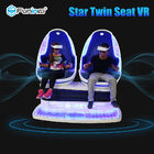 Niebiesko-biały 9D VR Simulator 2 miejsca w okularach 3D Deepoon E3