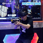 Wideo 360 View Virtual Reality Simulator Standing Up Infinite War