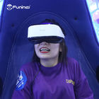 2 miejsca graczy Niebieski i czarny 9D Virtual Reality Simulator Arcade Game Machine VR Egg Chair