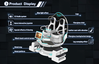 Wirtualna rzeczywistość VR 9D Kino Cena fabryczna Okulary 9d vr 3d 2 miejsca 200kg Gra rozrywkowa VR 9d kino simulador