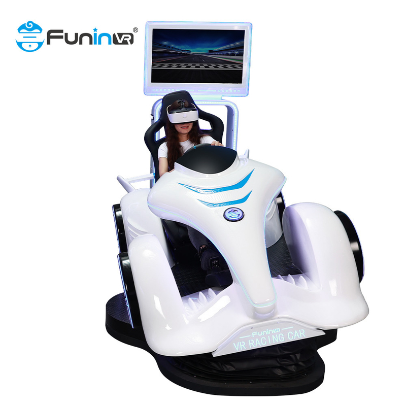 FuninVR 9d automat do gier VR Samochód wyścigowy VR Mario Kart Symulator z białym
