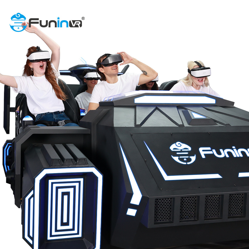 9d Virtual Reality Multiplayer Game Vr Simulator Game Machine 6 miejsc Racing Simulator 9d Vr Cinema