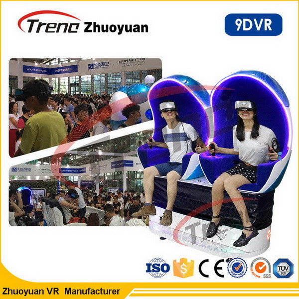 Amusement Park Electric 9D Virtual Reality Simulator Dwa siedzenia dla Busy Street Park