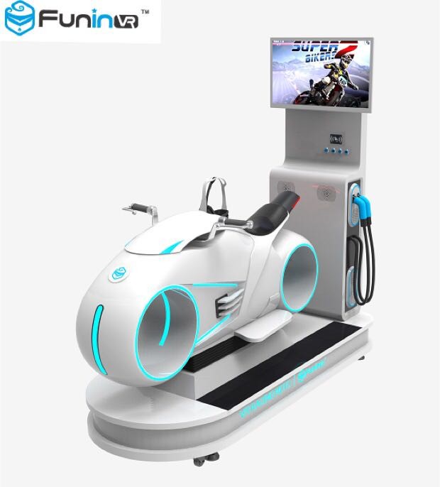 VR FRP Prosty symulator wyścigów samochodowych Gra Maszyna biała dla 1 gracza
