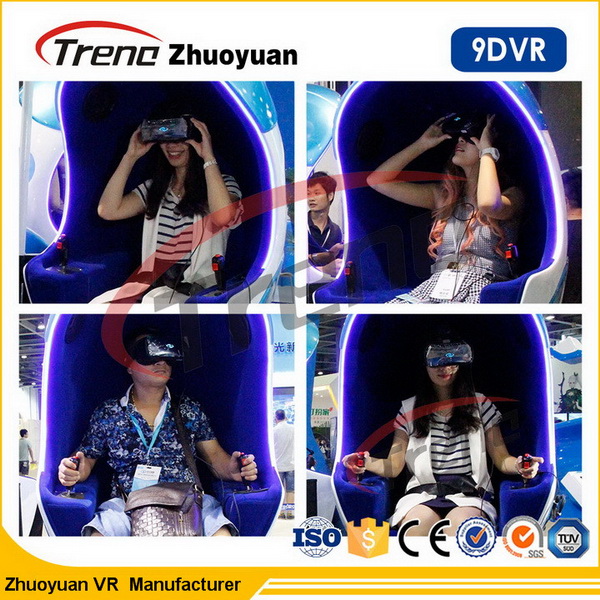 Shooting Game 9D Virtual Reality Simulator z 360 ° obrotową platformą i luksusowymi siedzeniami