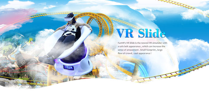 Double Seats Arcade Gra VR Slide / VR Shooting Machine z dwoma kabinami na jajka