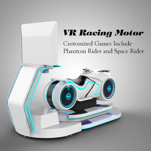 220V biały kolor dla wielu graczy przyciąga wzrok Car Driving Vr Simulator Wyścigi motocyklowe z deepon E3