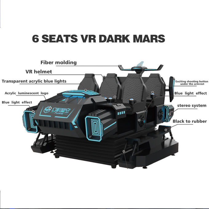 3.8KW 9D Virtual Reality Cinema VR Interaktywne gry strzelanki dla dzieci