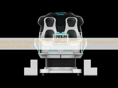 610 kg Pojemność ciężkości 9D VR Krzesło z Immersive VR Experience i Joystick Controller