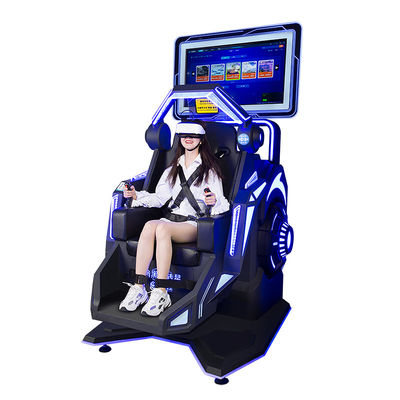 Obrót o 360 stopni 9D VR Simulator Roller Coaster Motion Chair Wyposażenie parku rozrywki