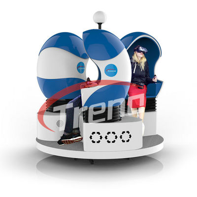 Luxury Ear Windy Effects Dynamiczny 9D VR Simulator Capsule Seat For Movie Theatre