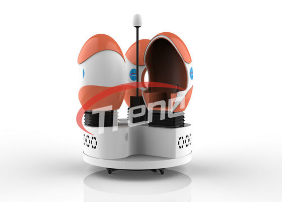 Kosmiczna kapsułka Egg Shaped 9D VR Simulator Trzy siedzenia z HQ VR Glasses