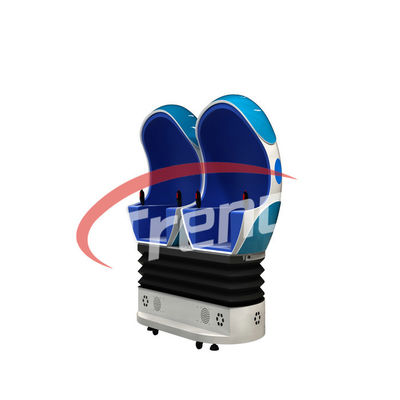Park rozrywki Egg Shape 9D Virtual Reality Cinema Double Seats 1500 W SGS Approved