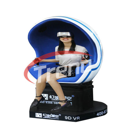 2 Player Roller Coaster Egg Machine 9D Virtual Reality Cinema z filmem 360 stopni