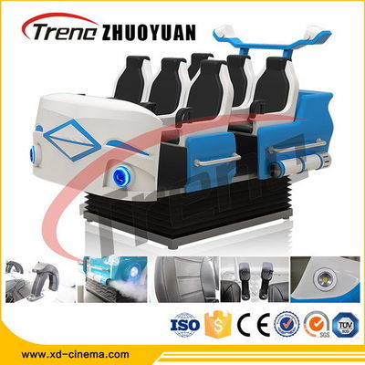 Symulator rozrywki 9D Virtual Roller Coaster Six Seats dla Auto Show