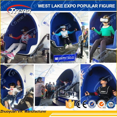 Atrakcyjny 360-stopniowy park rozrywki 9D VR Simulator z okularami HD 1080P