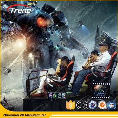 Dostosowany 5D Cinema Theater 6 DOF Electric Platform do centrum handlowego