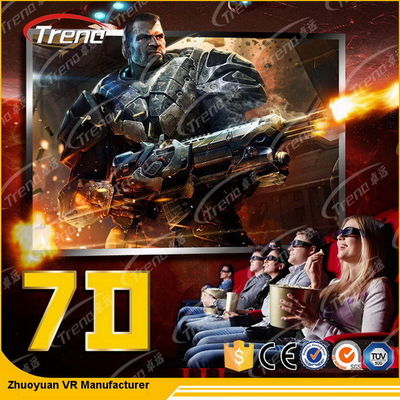 Ruchome sterowanie cyfrowe 7D Kino 4 miejsca / 6 miejsc z układem hydraulicznym