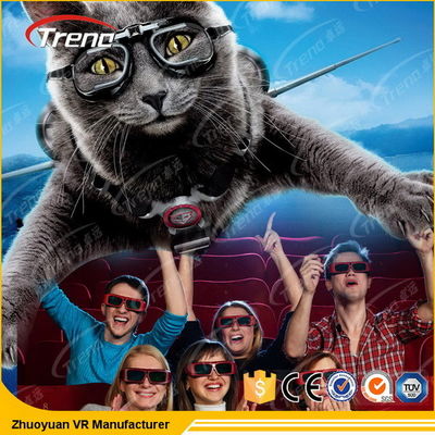 6 DOF Theme Park Rozrywka 7D Kino z systemem wyświetlania ekranu