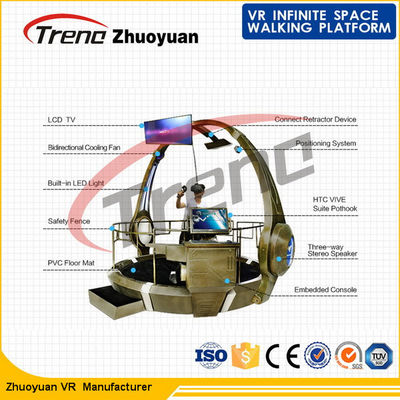 Black Theme Park Dynamic Walker Virtual World Simulator z efektami dynamicznymi