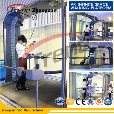 Strzelanie Gun Walking Virtual Reality Simulator 360 ° Śledzenie głowy w centrum handlowym