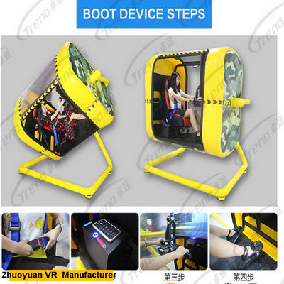 Park rozrywki 720 stopni żółty symulator lotu VR z HTC okulary 220 V