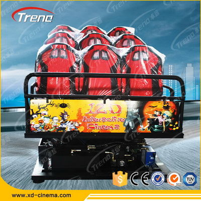 Niesamowite strzelanie z broni 7D Symulator kina z układem elektrycznym / hydraulicznym