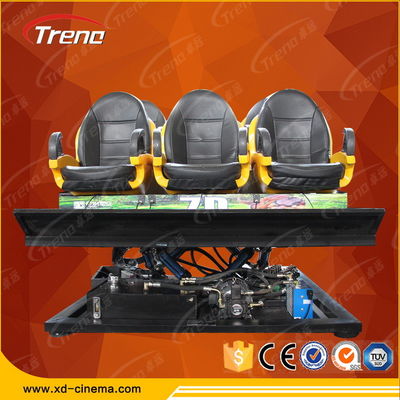 Niesamowite strzelanie z broni 7D Symulator kina z układem elektrycznym / hydraulicznym