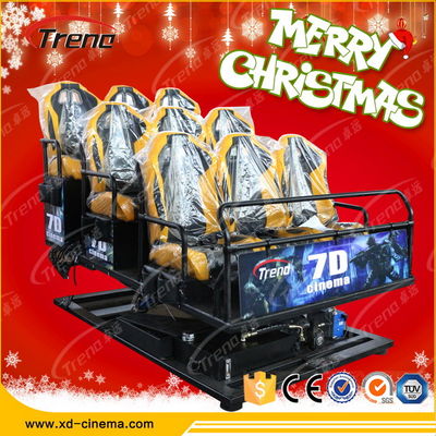 Park rozrywki Strzelanie z broni 7D Wyposażenie kina z 6 platformą elektryczną DOF