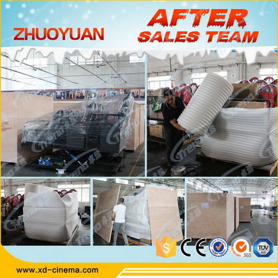 Park rozrywki Strzelanie z broni 7D Wyposażenie kina z 6 platformą elektryczną DOF