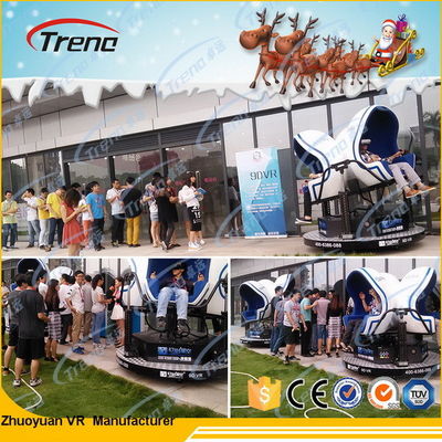 220 V Virtual Reality Double 9d VR Simulator Single / Triple / Double Passenger CE