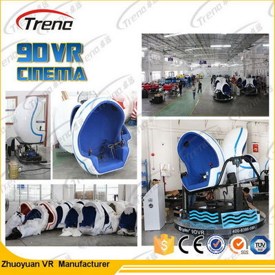 Zabawne gry Wyposażenie parku rozrywki 9d VR Simulator 220V Electric System
