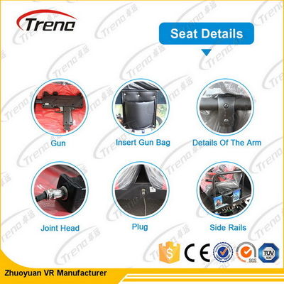 Efekty specjalne 5d Cinema Virtual Reality Driving Simulator do parku tematycznego