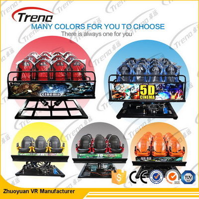 3 Dof Sprzęt elektryczny / hydrauliczny 5D Cinema 7D Simulator Kino z ruchomym fotelem