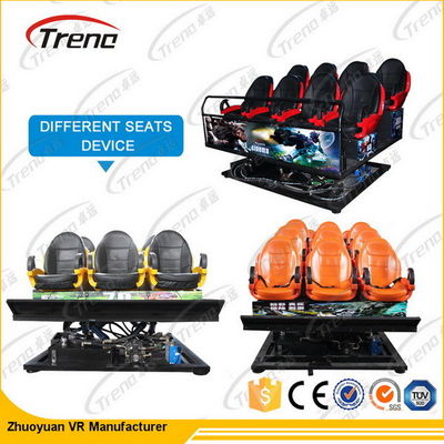 6/9/12 Siedzenia 7d System kinowy 6 Platforma Dof Large 7d Theatre Equipment