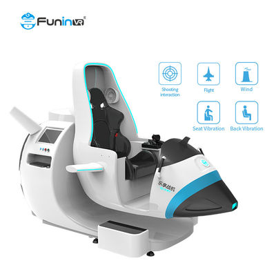 Kokpit symulatora lotu 360 stopni 9D VR dla lotniska VR Shop