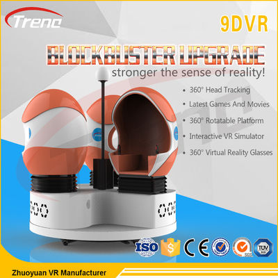 Ekscytujące Roller Coaster Rides 9D VR Simulator Obrotowe krzesła Arcade Machine