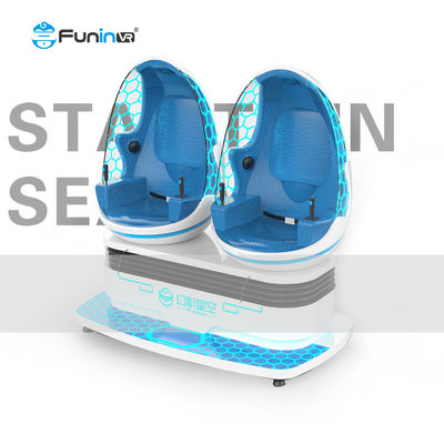 Komercyjny krzesło 9D VR z dwoma miejscami odkryj najwyższe doświadczenie