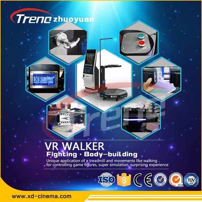 9D Virtual Reality Treadmill Amusement Park Sprzęt sportowy z efektem fitness