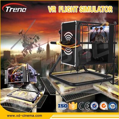 9D VR 720 Stopniowy obrotowy kokpit VR 360 stopni Flight Simulator do gry 6.0 KW