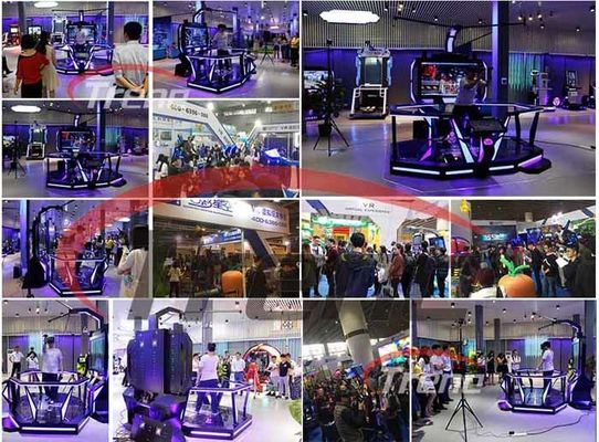 HTC VIVE Virtual Reality Space Walk Czarne strzelanki 9D Action Cinemas